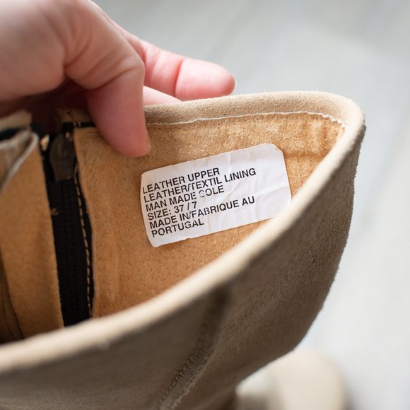 Suede tall boots made in Spain SZ 37 - Picture 11 of 16